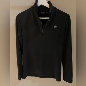Luhta Women’s Black Half-Zip Functional Midlayer Pullover Size S | Excellent